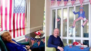 Independence Day celebrations at Uddingston care home